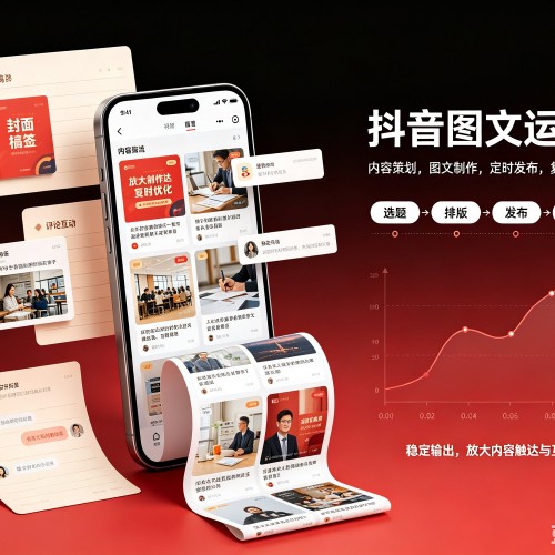 秀峰抖音图文代运营服务